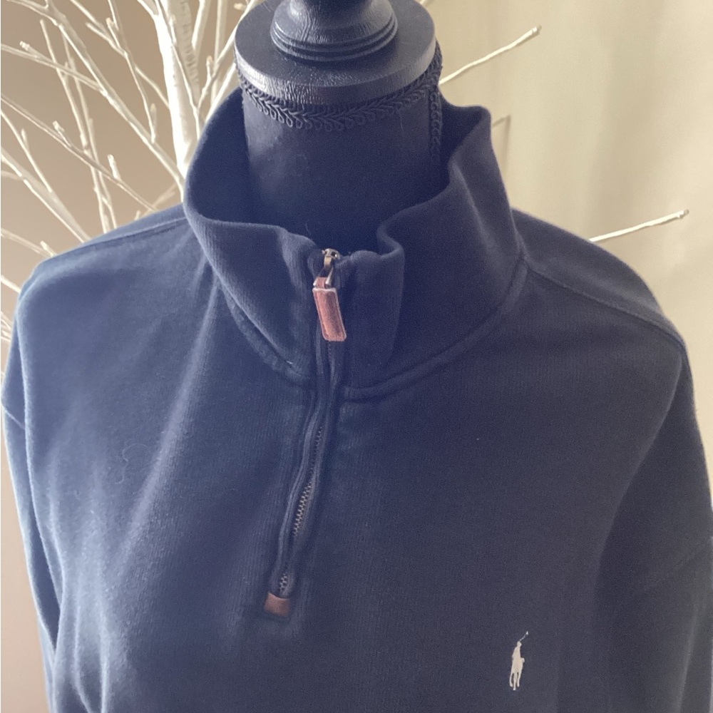 Polo by Ralph Lauren Black Zip Up Sweater